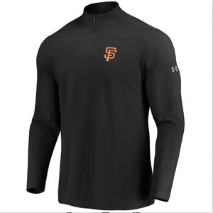 San Francisco Giants Under Armour Quarter-Zip Pullover Jacket NWT 5XL